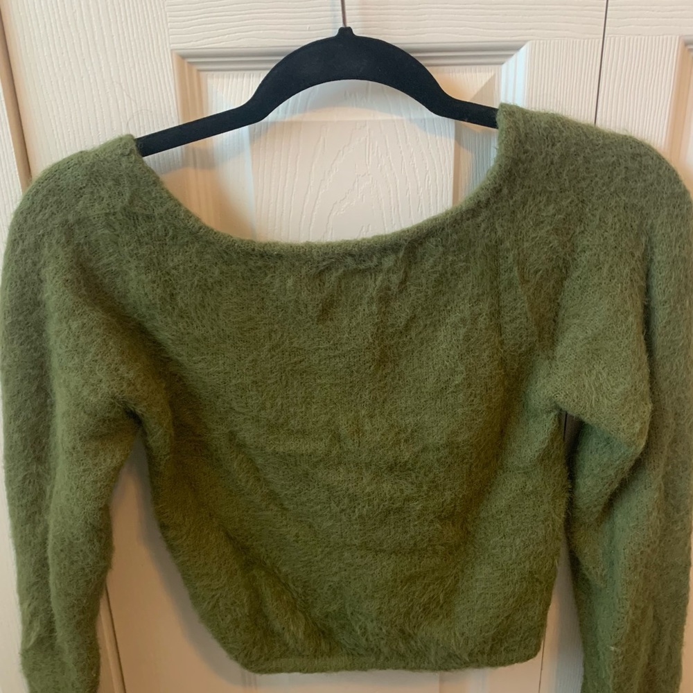 Threadbare fuzzy cropped sweater - Picture 3 of 3